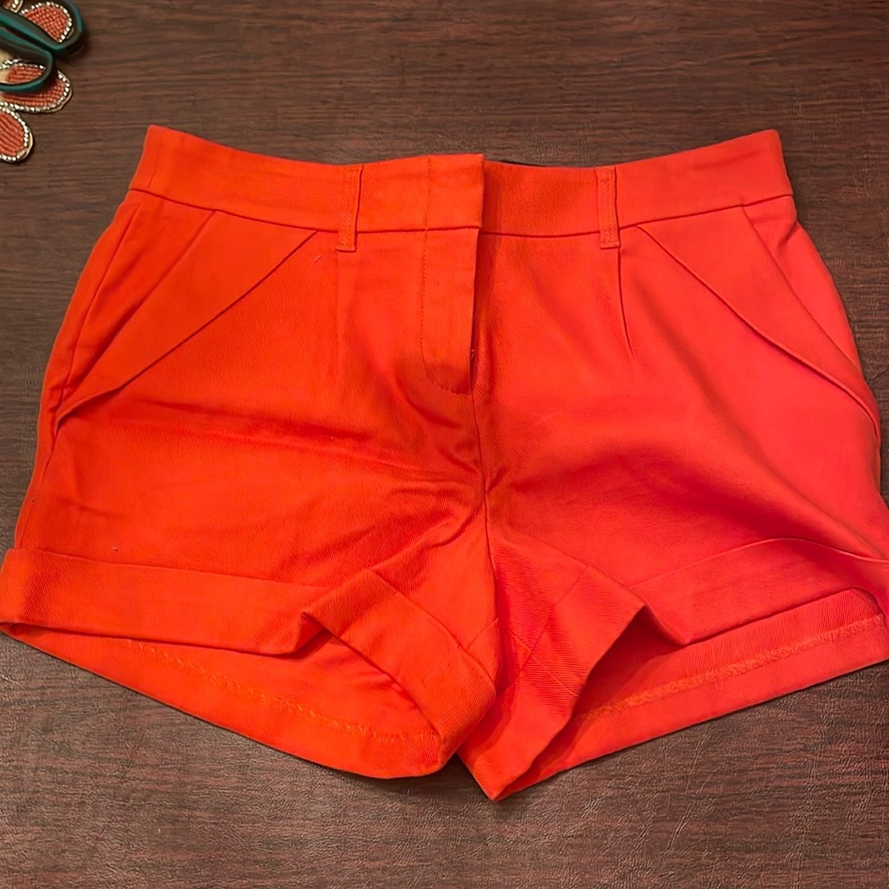 BCBGMaxAzria Women's Orange Shorts